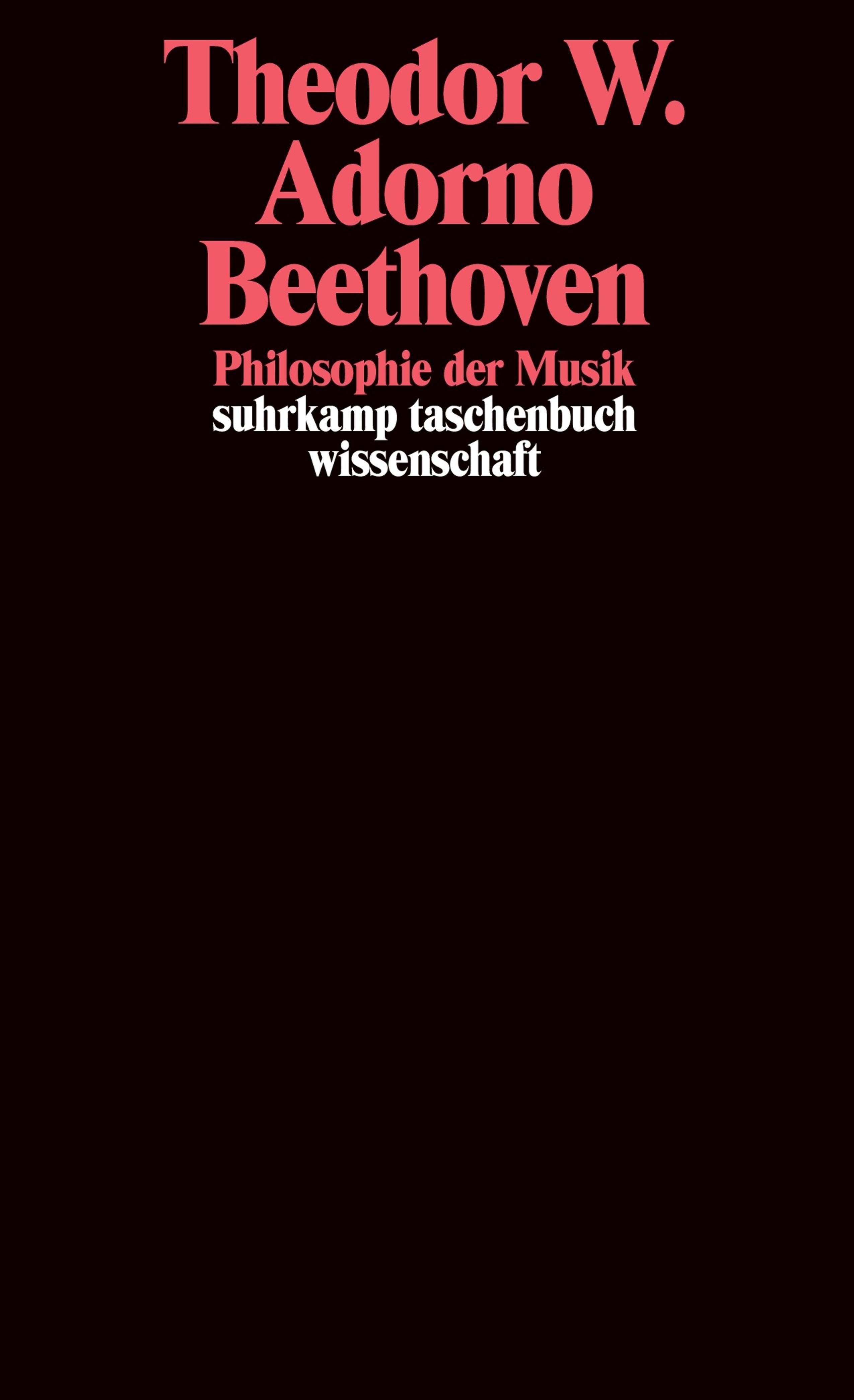 Vorderes Coverbild Beethoven - Philosophie der Musik