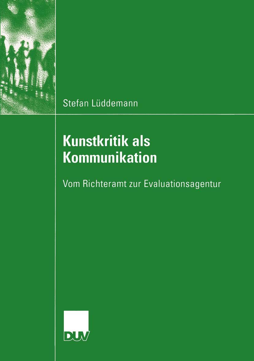 Vorderes Coverbild Kunstkritik als Kommunikation