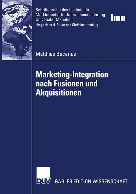 Vorderes Coverbild Marketing-Integration nach Fusionen und Akquisitionen