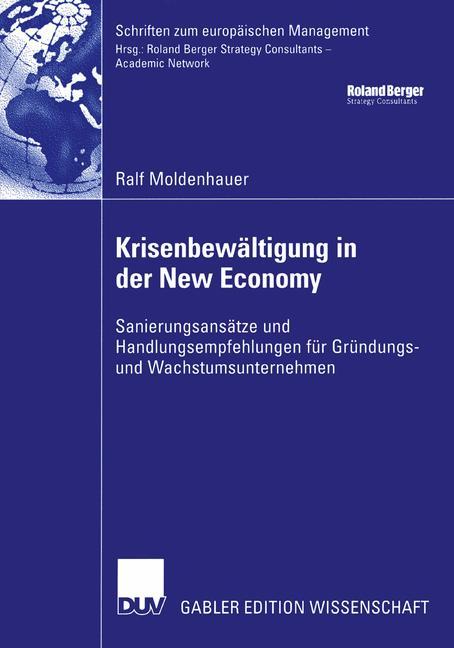 Vorderes Coverbild Krisenbewältigung in der New Economy
