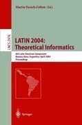 Vorderes Coverbild LATIN 2004: Theoretical Informatics