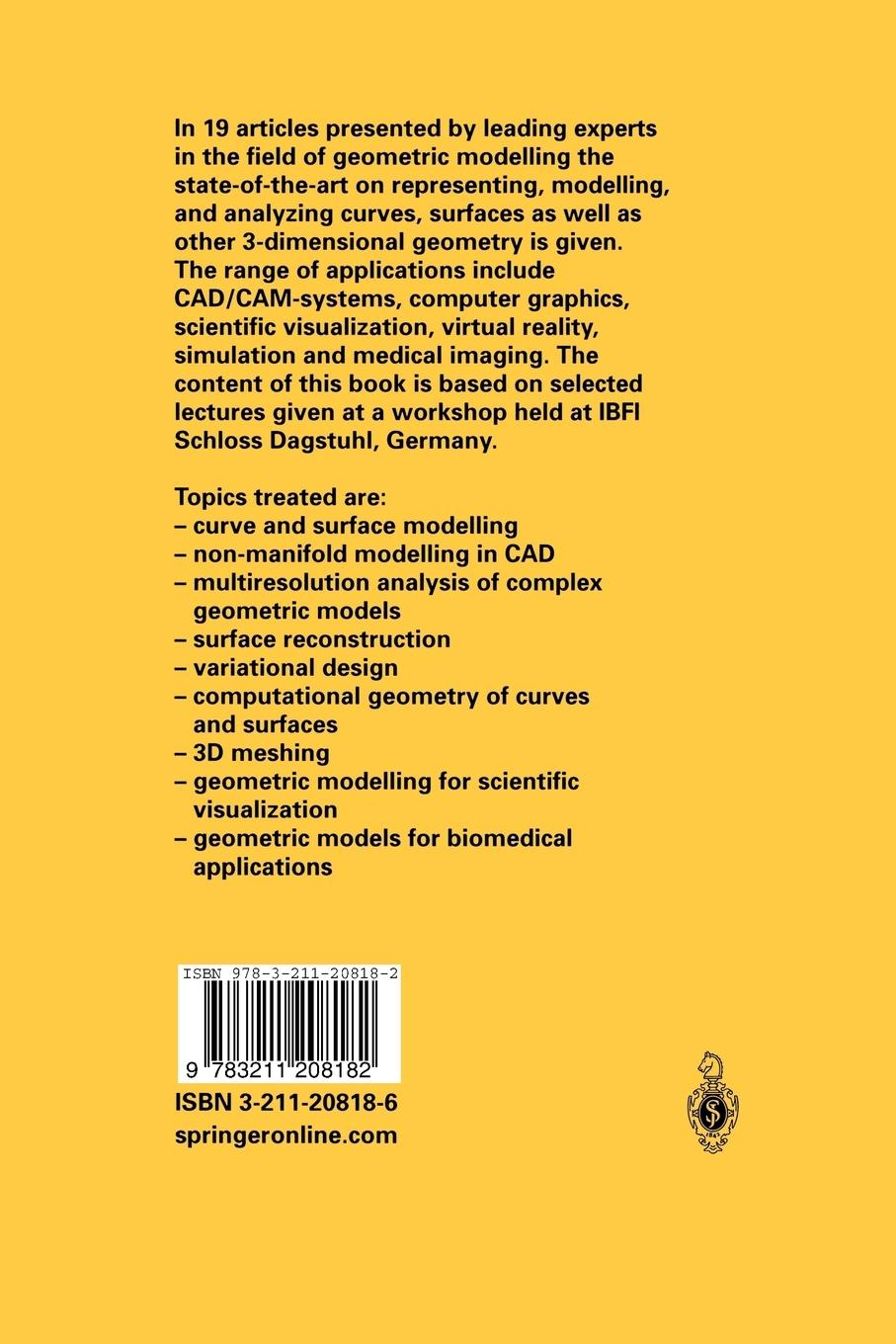 Rückseitencover Geometric Modelling