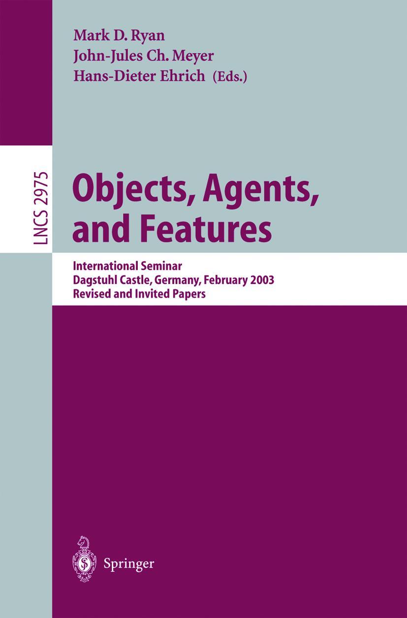 Vorderes Coverbild Objects, Agents, and Features