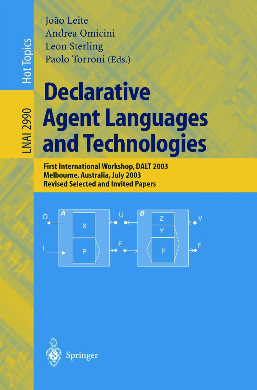Vorderes Coverbild Declarative Agent Languages and Technologies