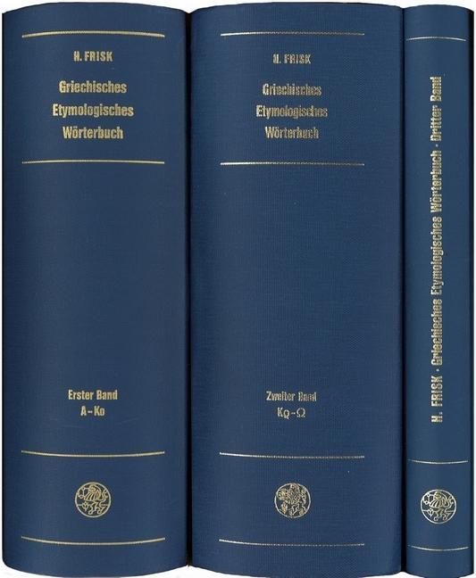 Vorderes Coverbild Griechisches Etymologisches Wörterbuch