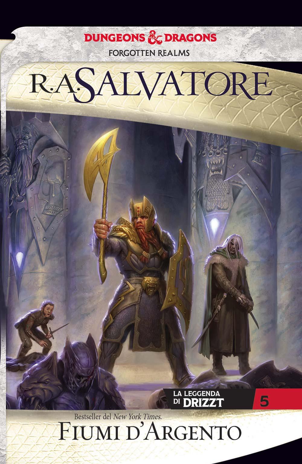 Vorderes Coverbild Salvatore, R: Fiumi d'argento. La leggenda di Drizzt. Forgot