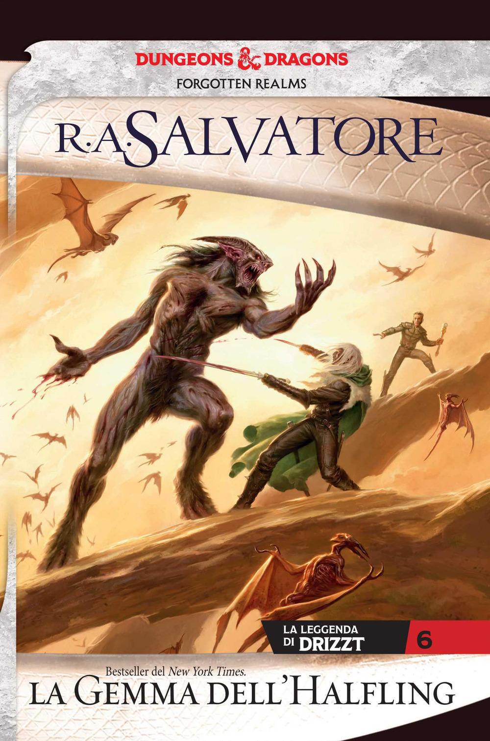 Vorderes Coverbild Salvatore, R: Gemma dell'halfling. La leggenda di Drizzt. Fo