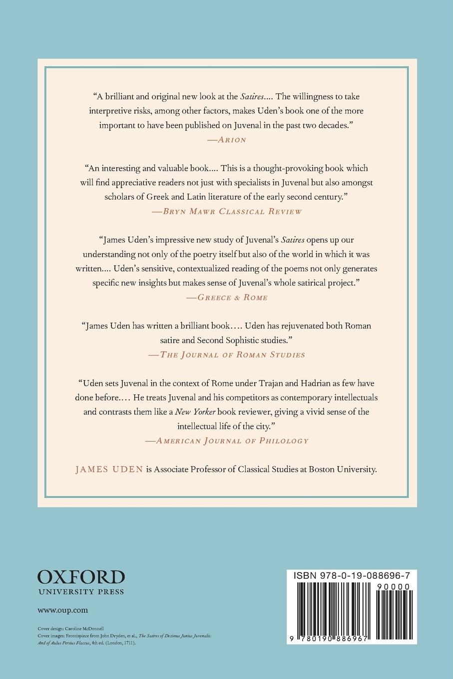 Rückseitencover Invisible Satirist