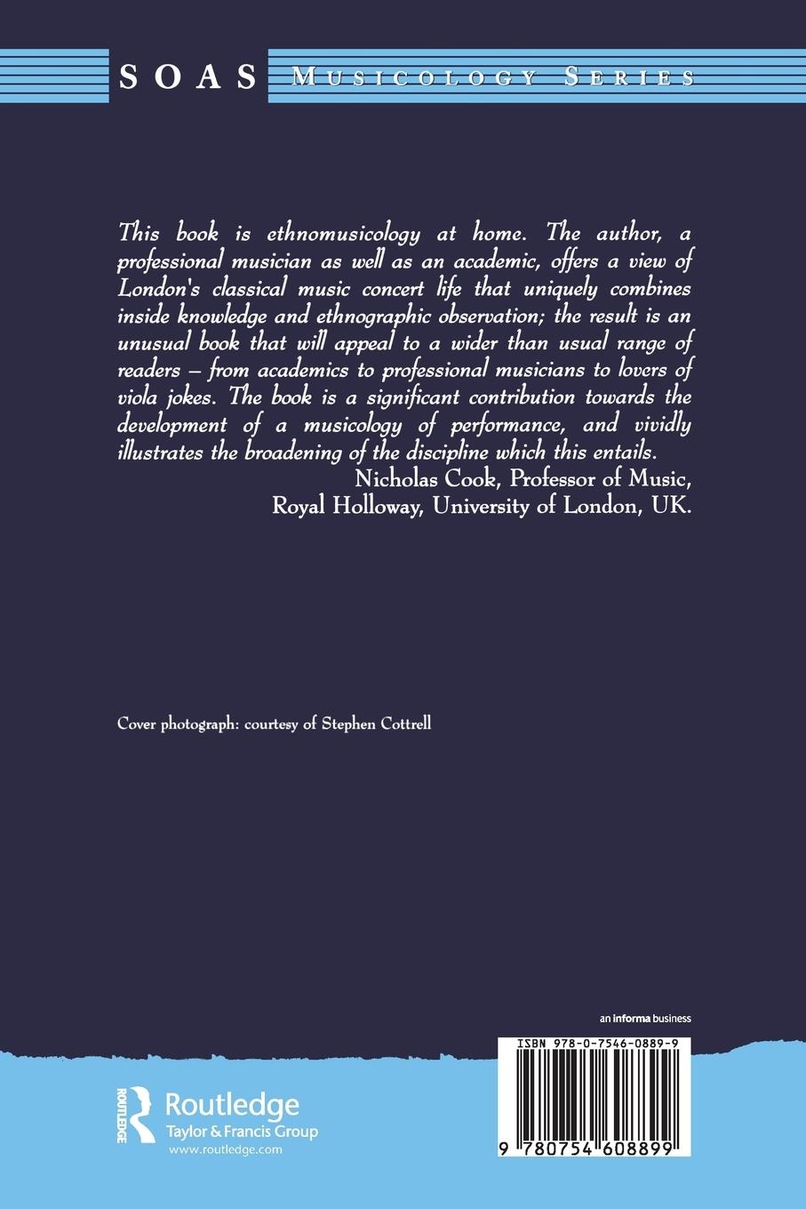 Rückseitencover Professional Music-Making in London