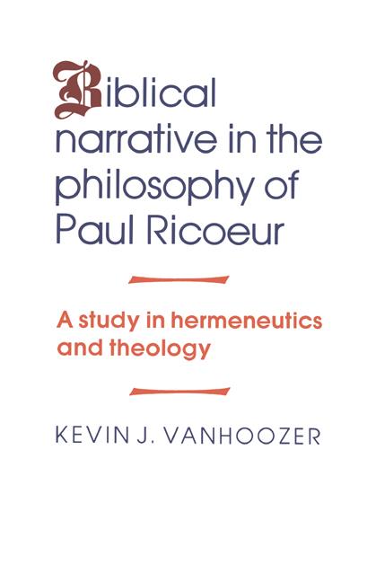Vorderes Coverbild Biblical Narrative in the Philosophy of Paul Ricoeur