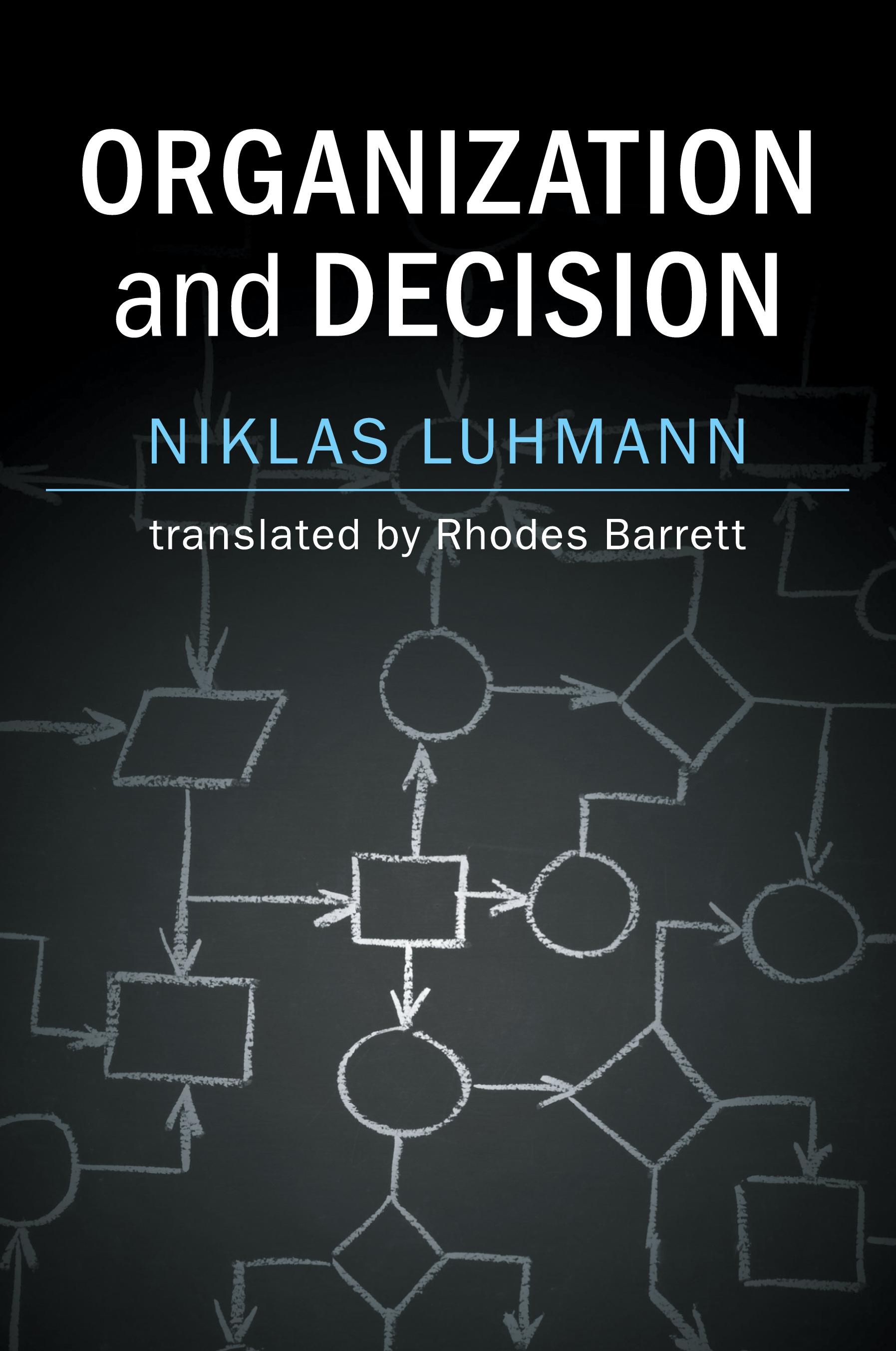 Vorderes Coverbild Organization and Decision