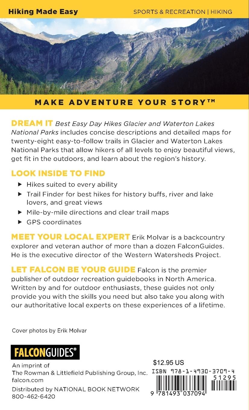 Rückseitencover Best Easy Day Hikes Glacier and Waterton Lakes National Parks