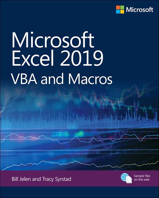 Vorderes Coverbild Microsoft Excel 2019 VBA and Macros