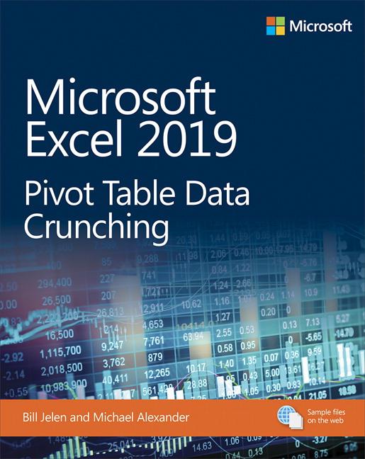 Vorderes Coverbild Microsoft Excel 2019 Pivot Table Data Crunching