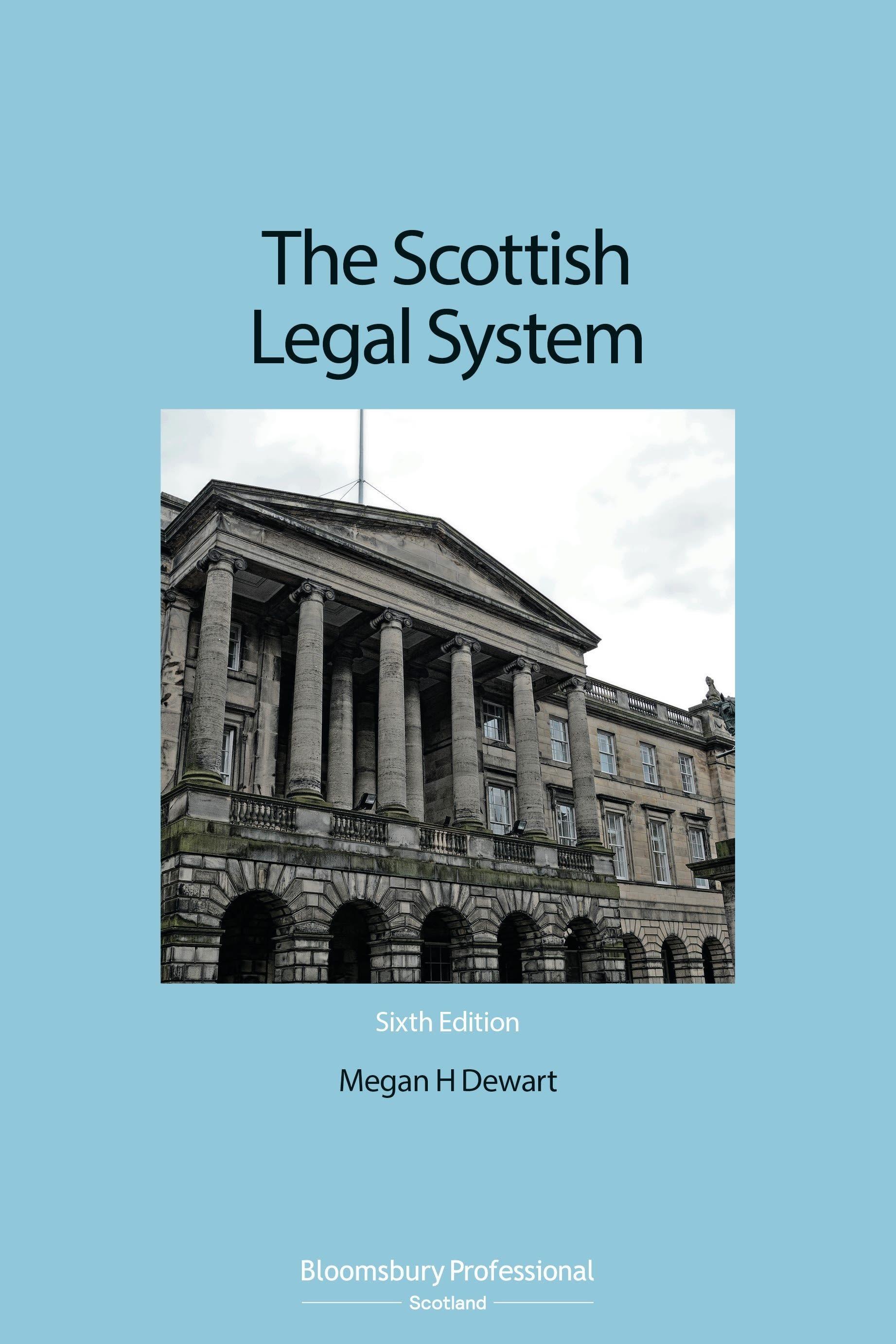 Vorderes Coverbild The Scottish Legal System