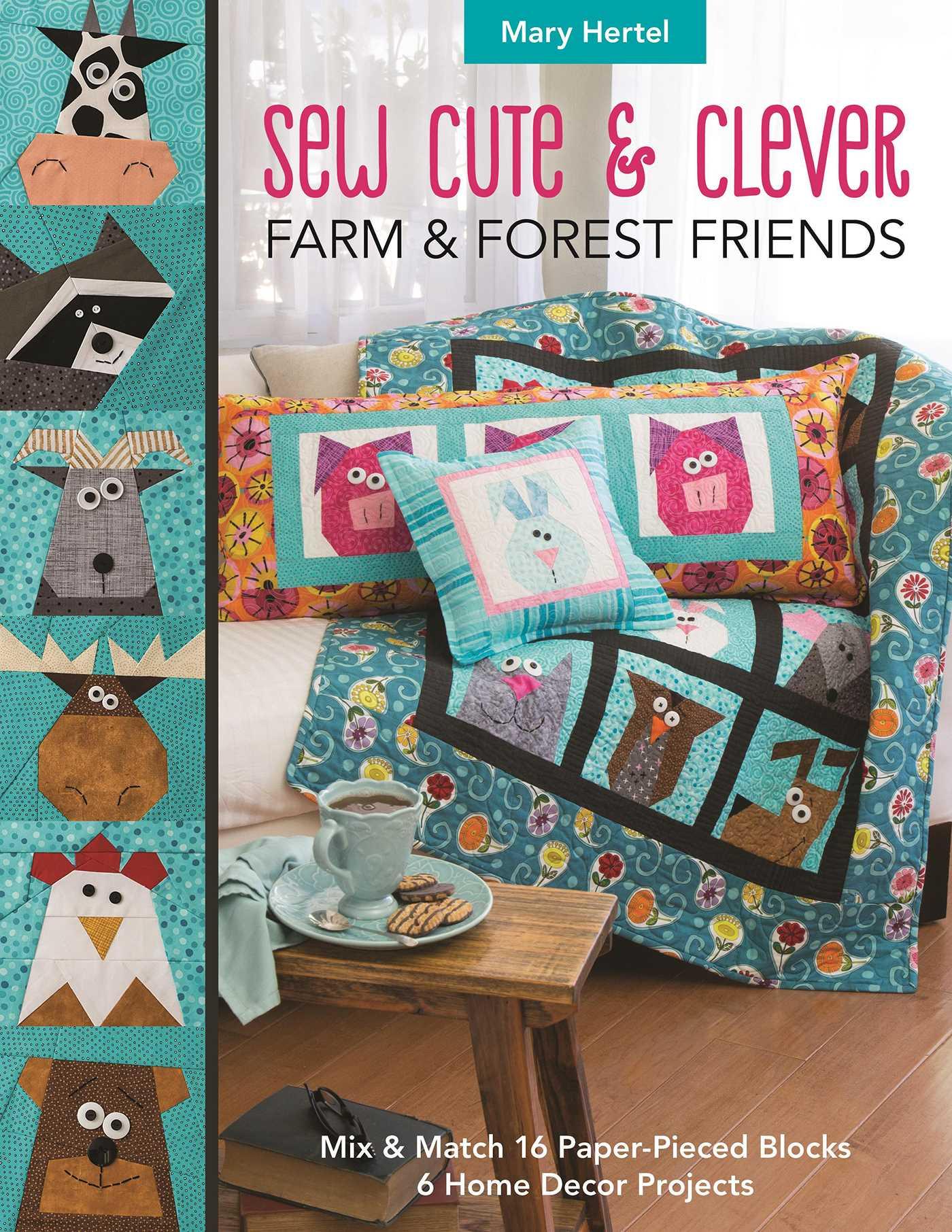Vorderes Coverbild Sew Cute & Clever Farm & Forest Friends