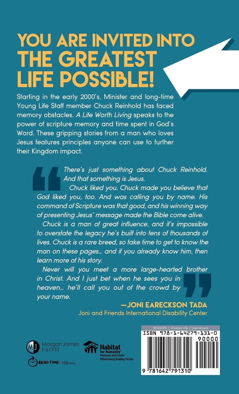 Rückseitencover A Life Worth Living