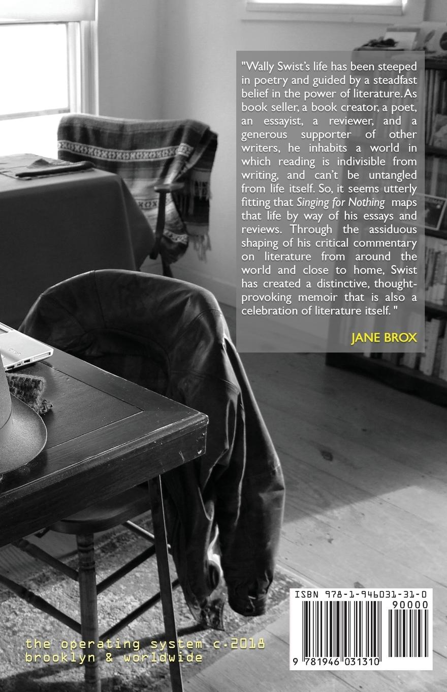 Rückseitencover Singing for Nothing