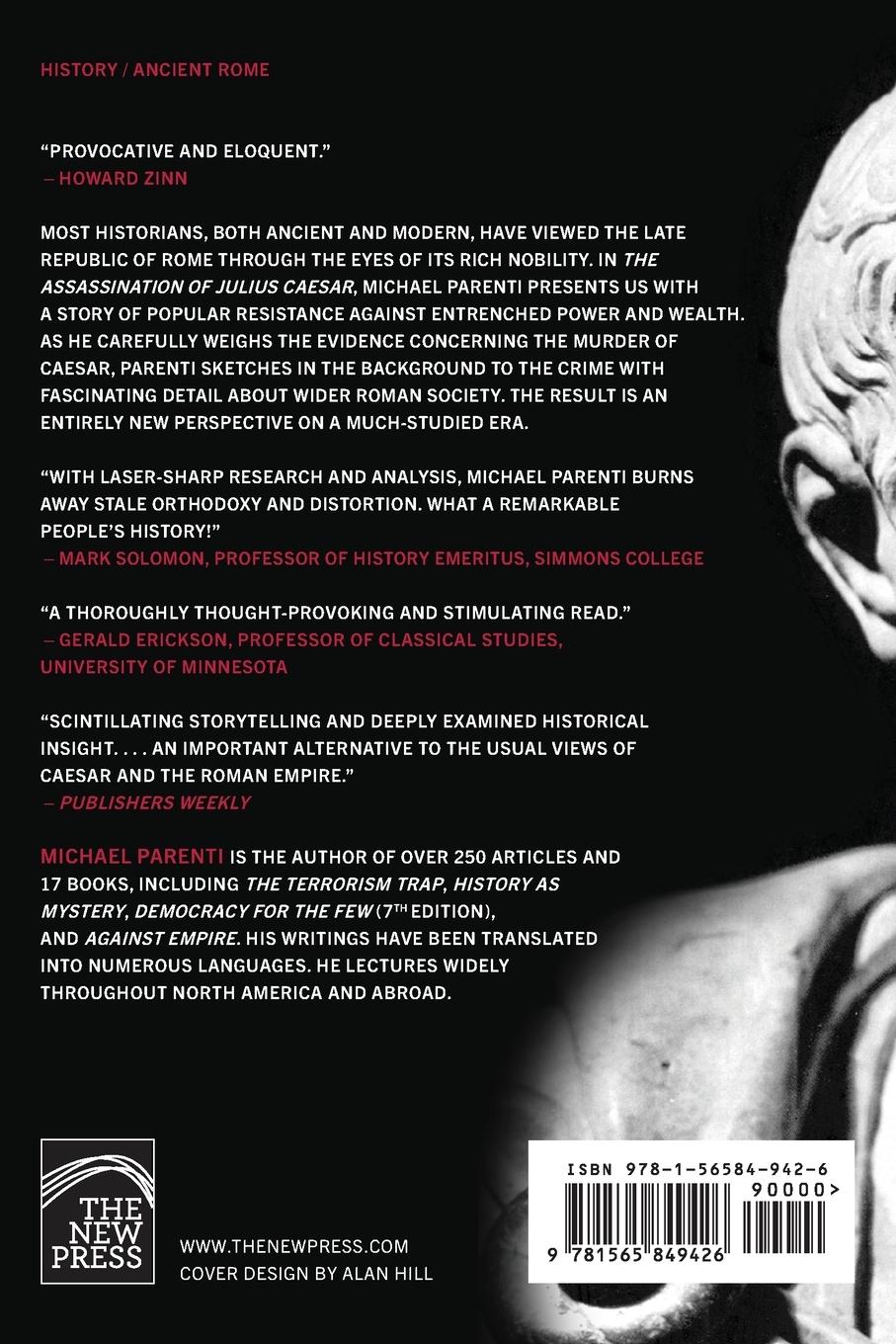 Rückseitencover The Assassination of Julius Caesar