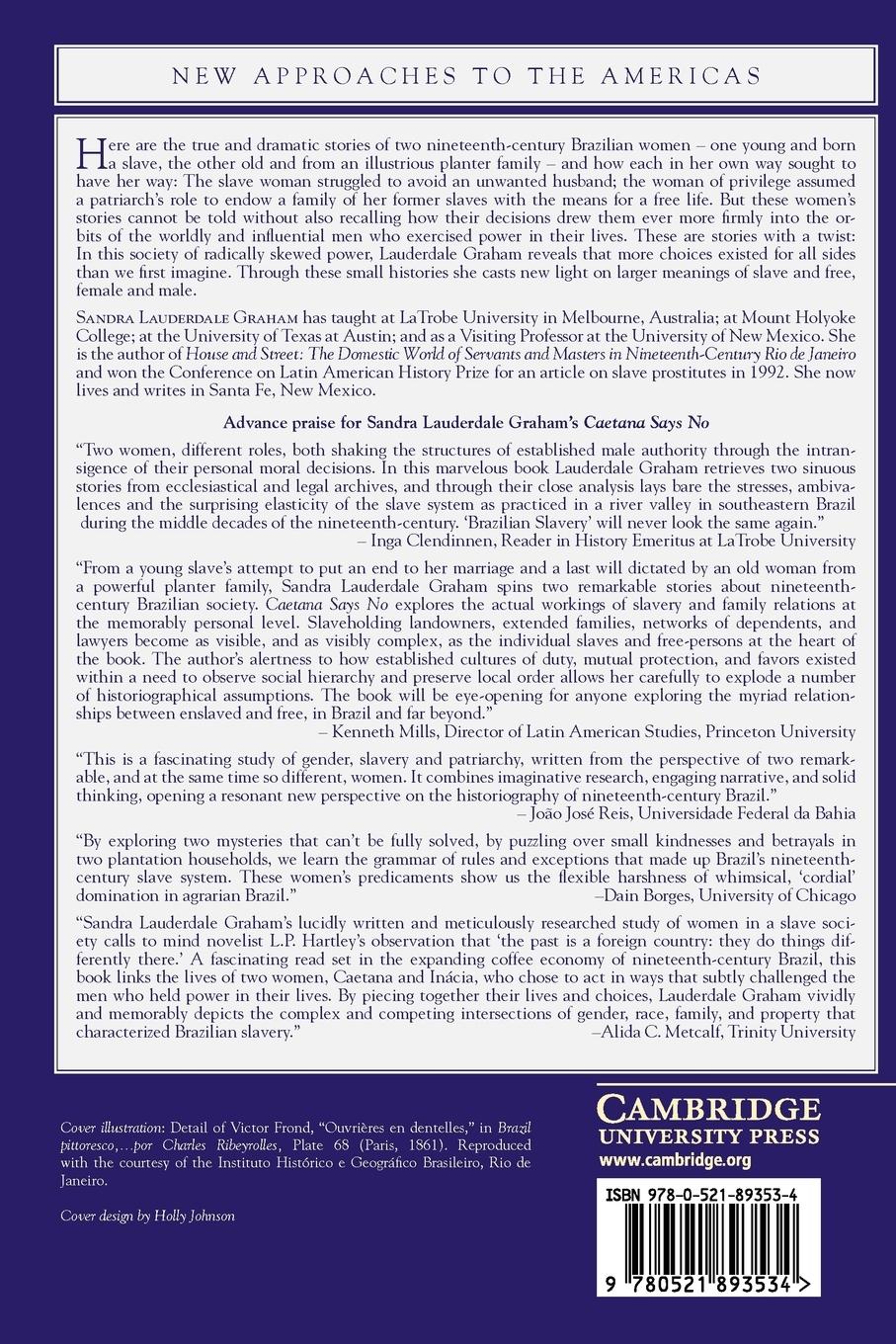 Rückseitencover Caetana Says No