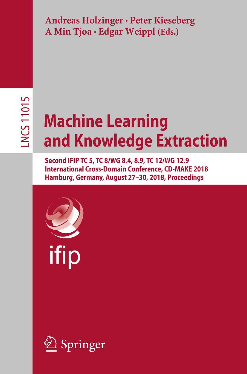 Vorderes Coverbild Machine Learning and Knowledge Extraction