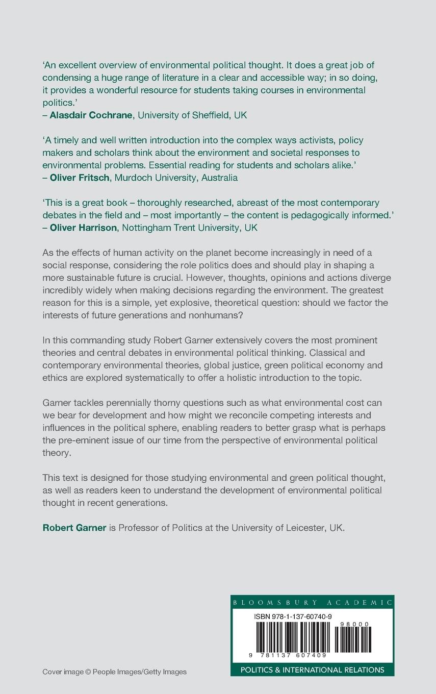 Rückseitencover Environmental Political Thought