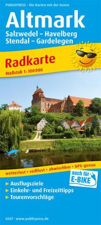 Vorderes Coverbild Altmark. Salzwedel - Havelberg - Stendal - Gardelegen 1:100 000