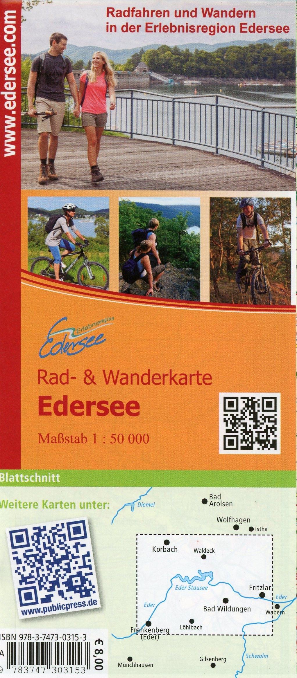 Beispielinhalt (Bild) Edersee, Nationalpark Kellerwald-Edersee 1:50 000