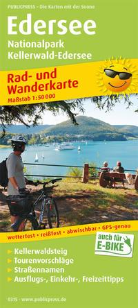 Vorderes Coverbild Edersee, Nationalpark Kellerwald-Edersee 1:50 000