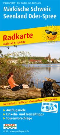 Vorderes Coverbild Märkische Schweiz, Seengebiet Oder-Spree 1:100 000