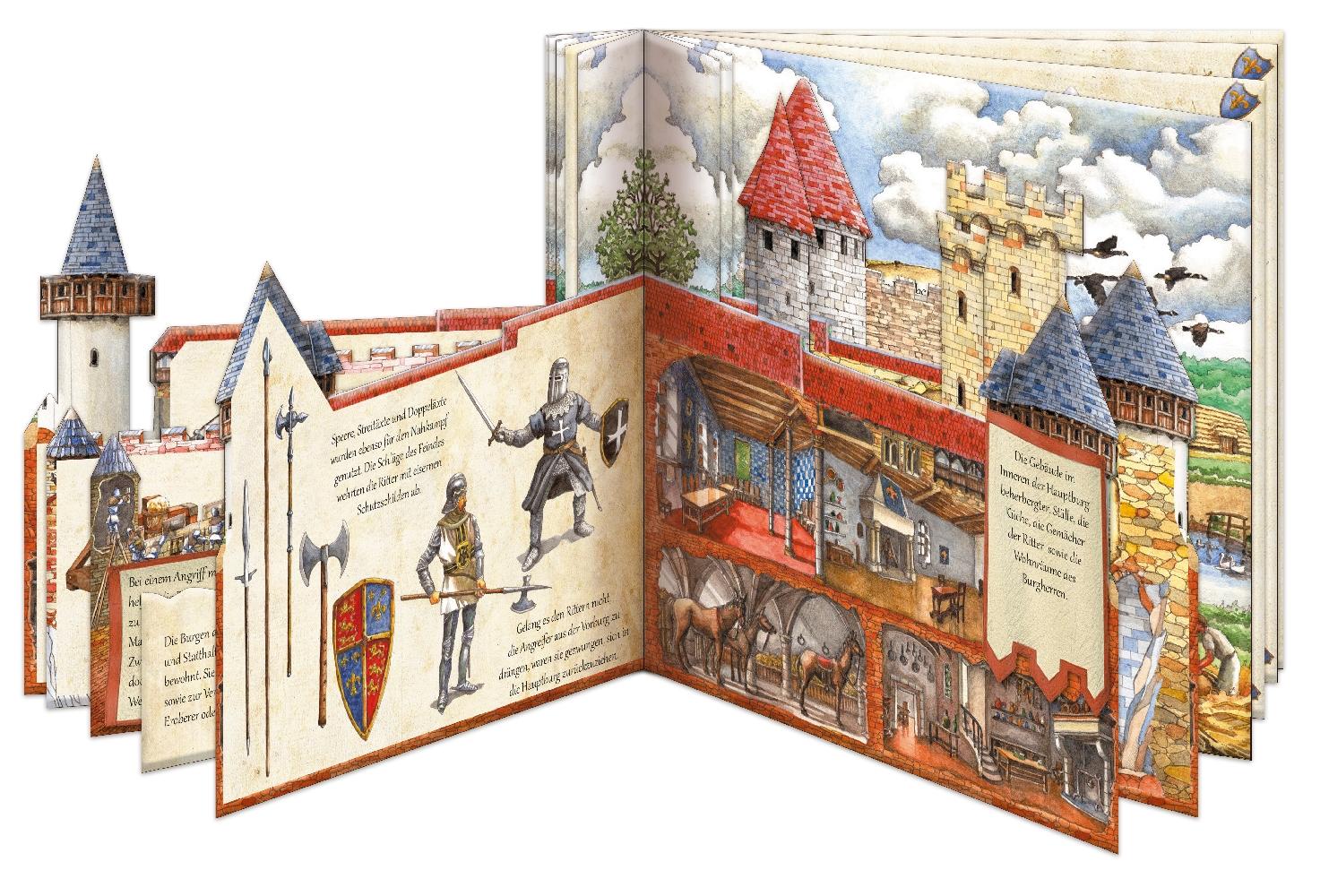 Beispielinhalt (Bild) Trötsch Fensterbuch Die Ritterburg