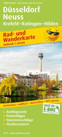Vorderes Coverbild Düsseldorf - Neuss, Krefeld - Ratingen - Hilden . 1:50 000