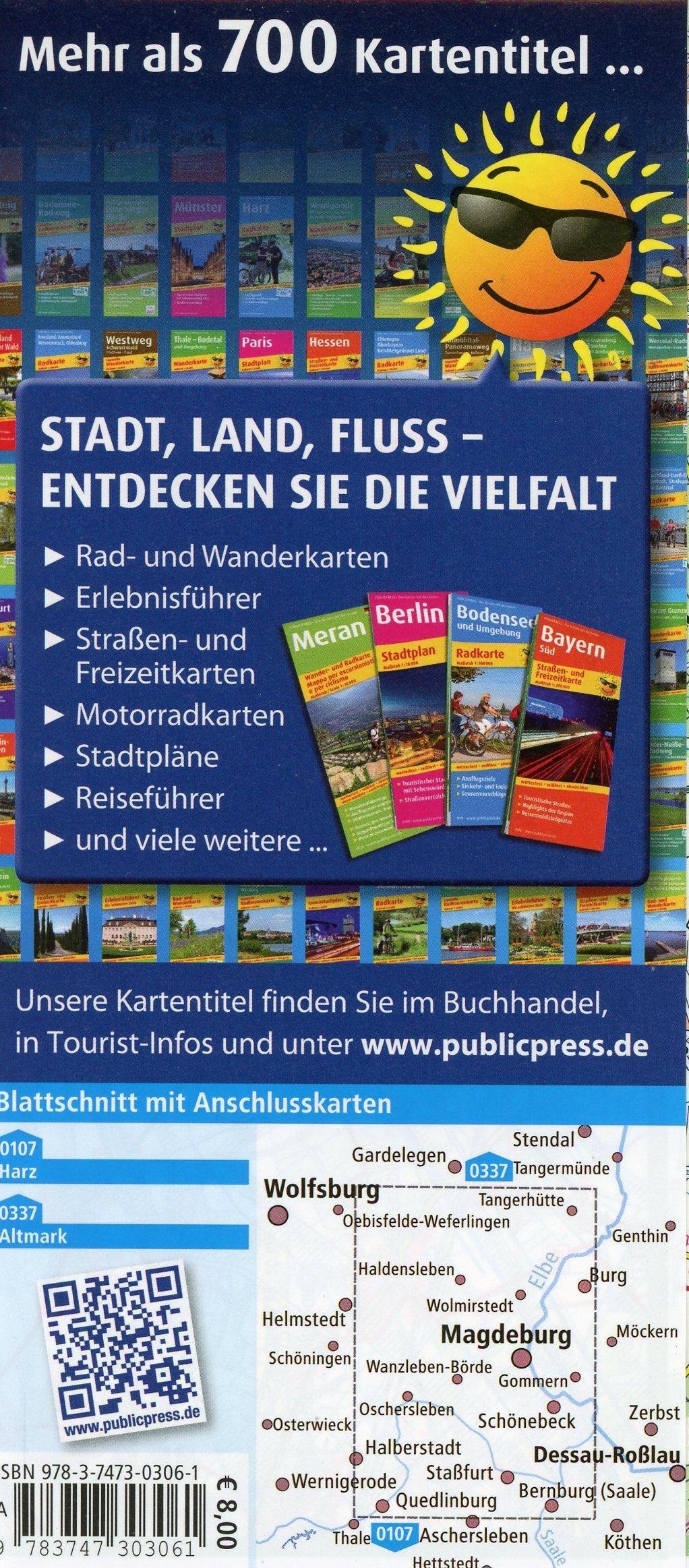 Beispielinhalt (Bild) Magdeburg und Umgebung, Halberstadt - Bernburg, Helmstedt - Tangerhütte 1:100 000