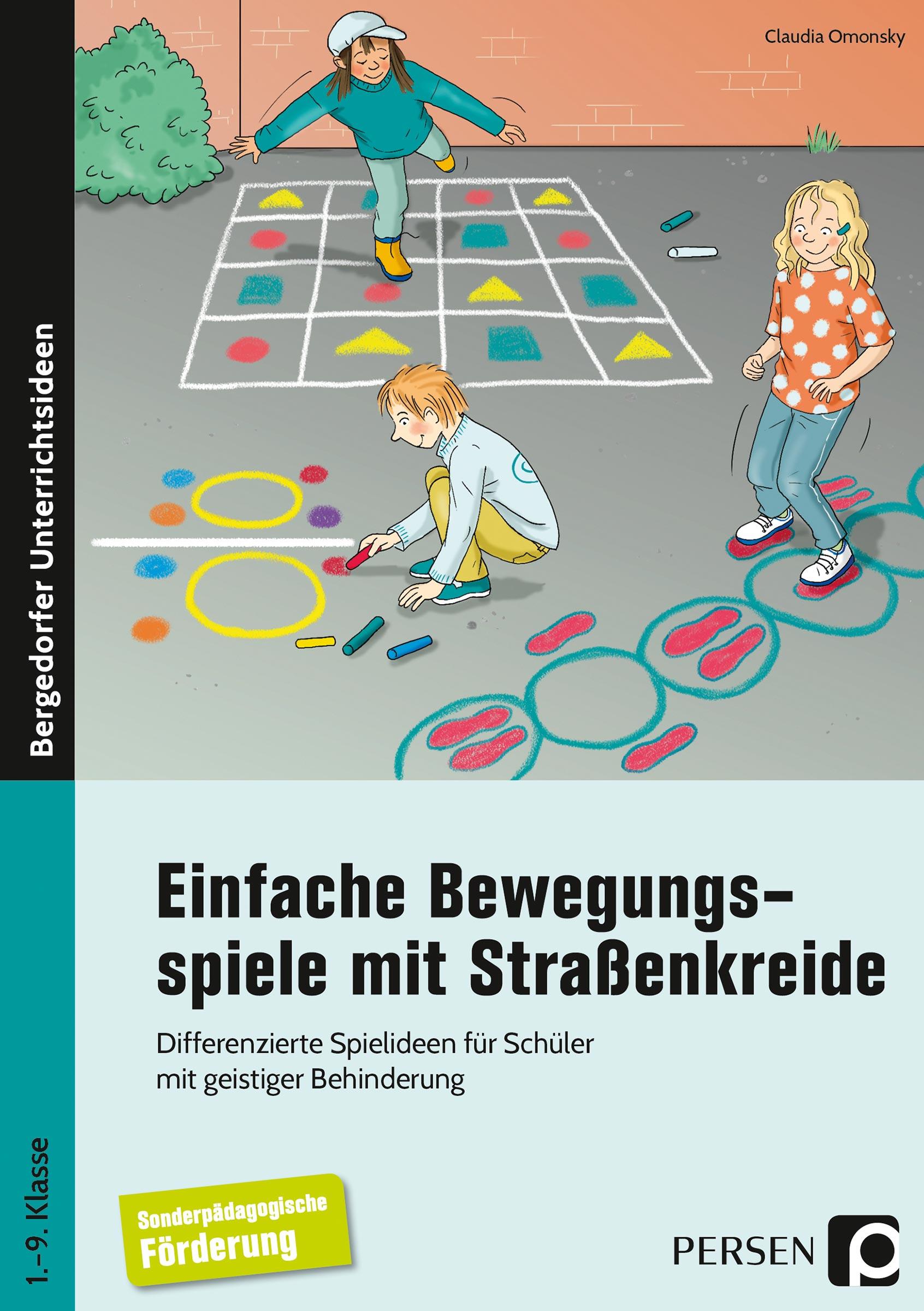 Vorderes Coverbild Einfache Bewegungsspiele mit Straßenkreide