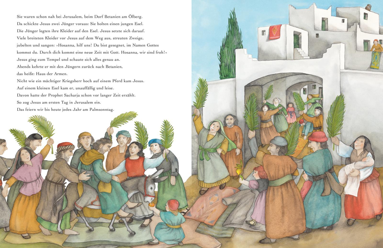 Beispielinhalt (Bild) Die Erzählung von Ostern und Pfingsten