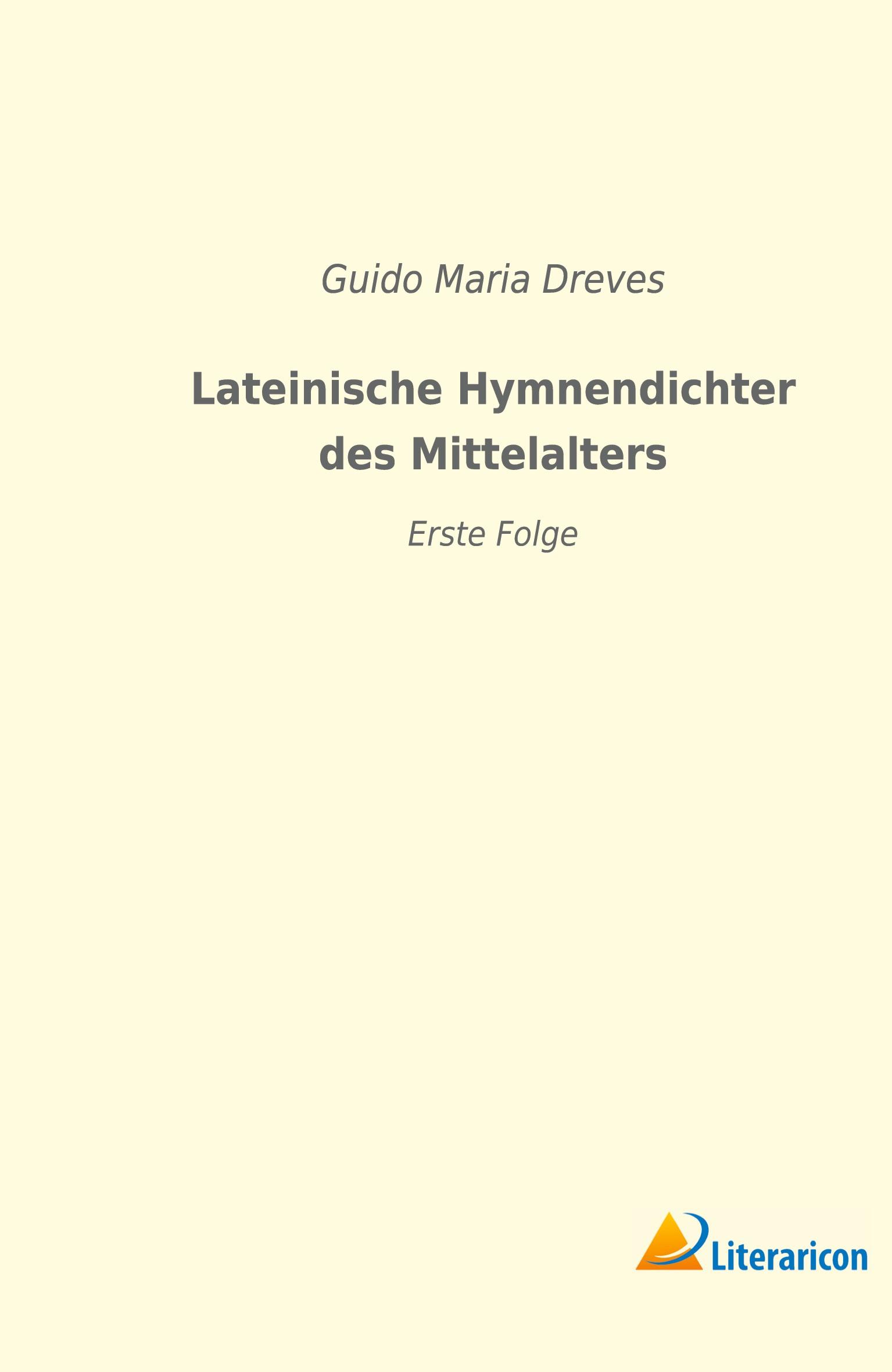 Vorderes Coverbild Lateinische Hymnendichter des Mittelalters