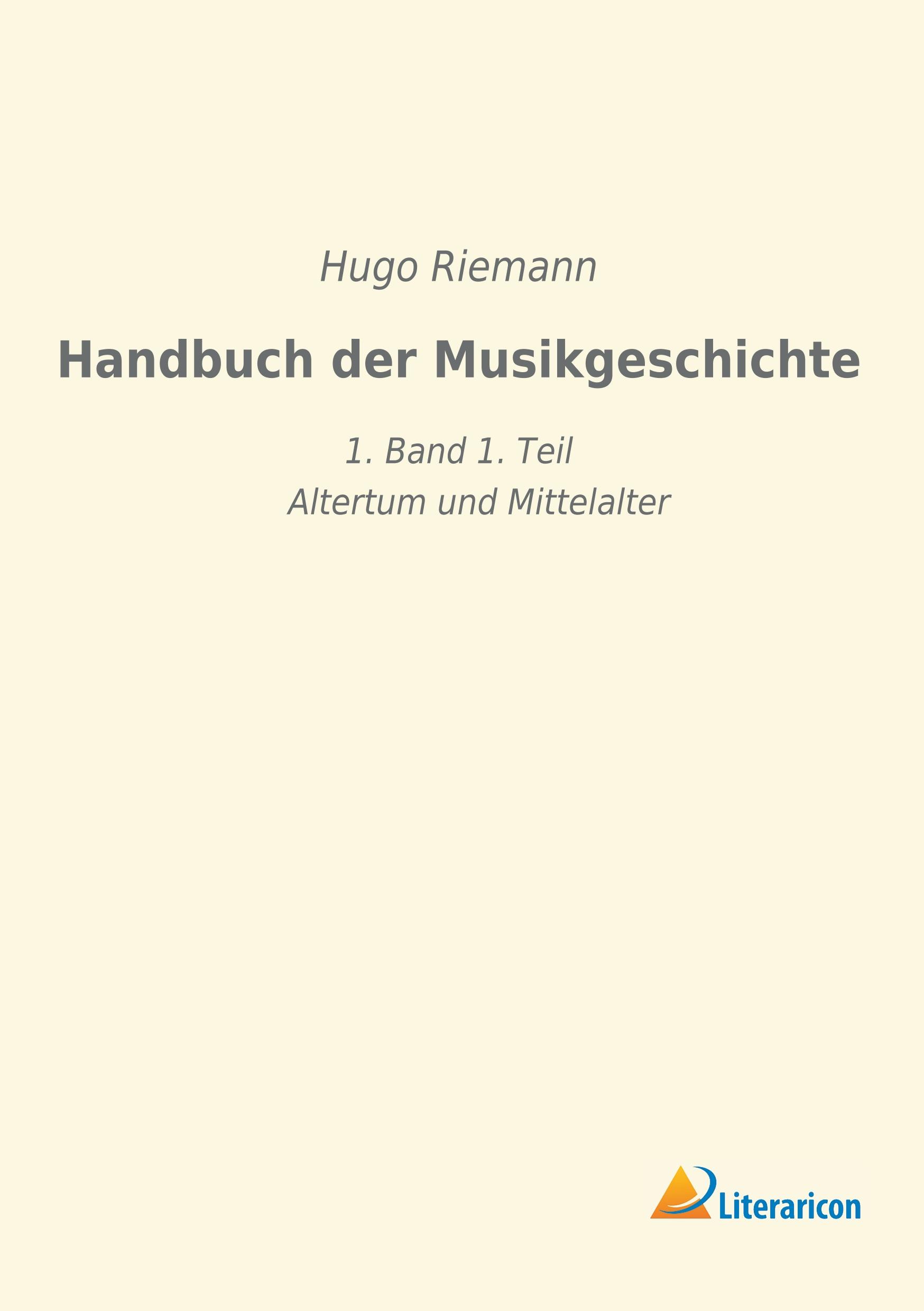 Vorderes Coverbild Handbuch der Musikgeschichte