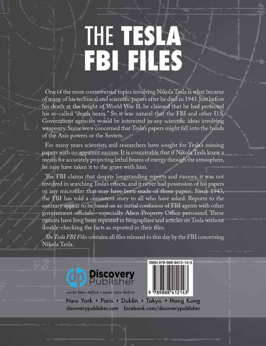 Rückseitencover The Tesla FBI Files