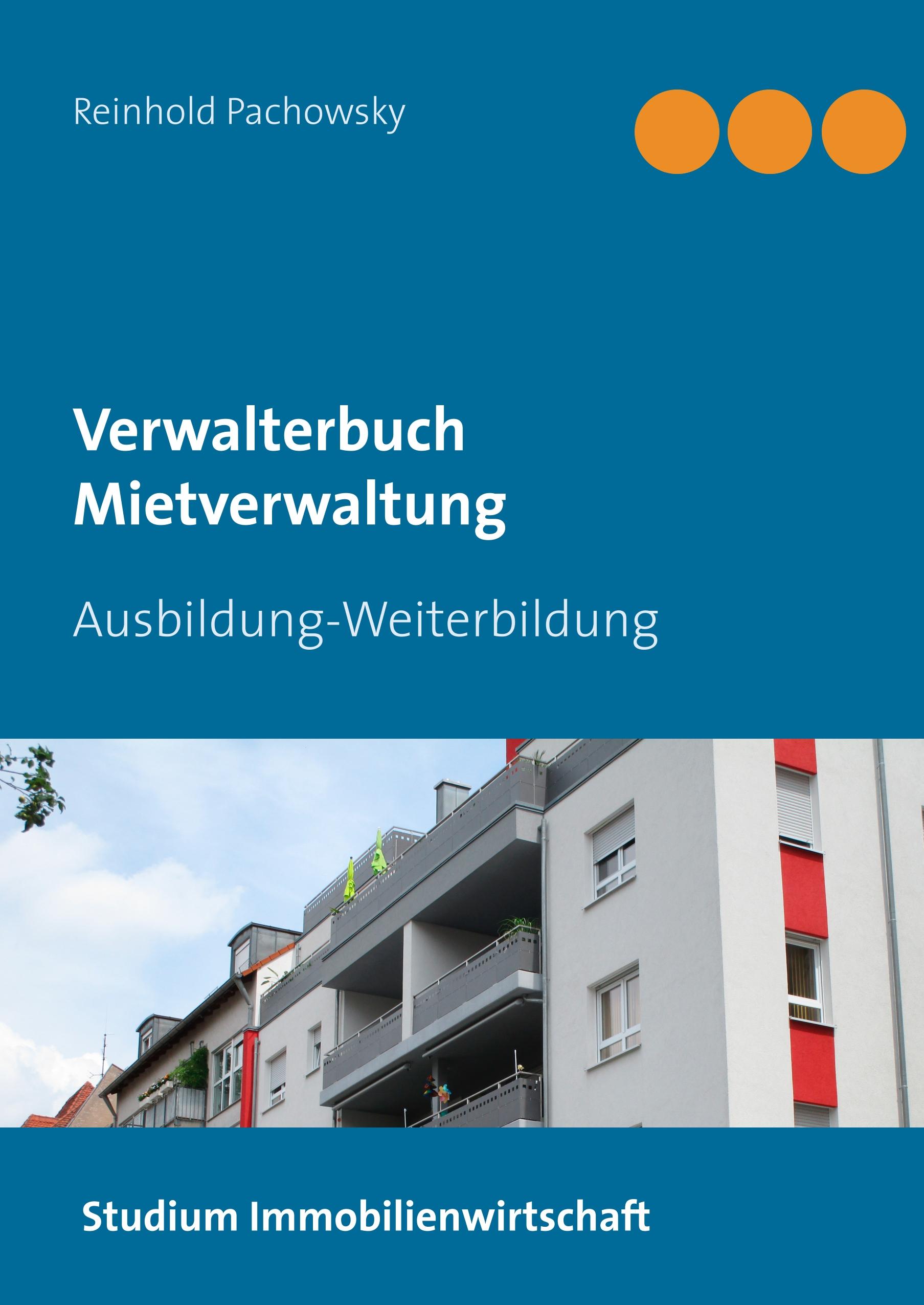 Vorderes Coverbild Verwalterbuch Mietverwaltung
