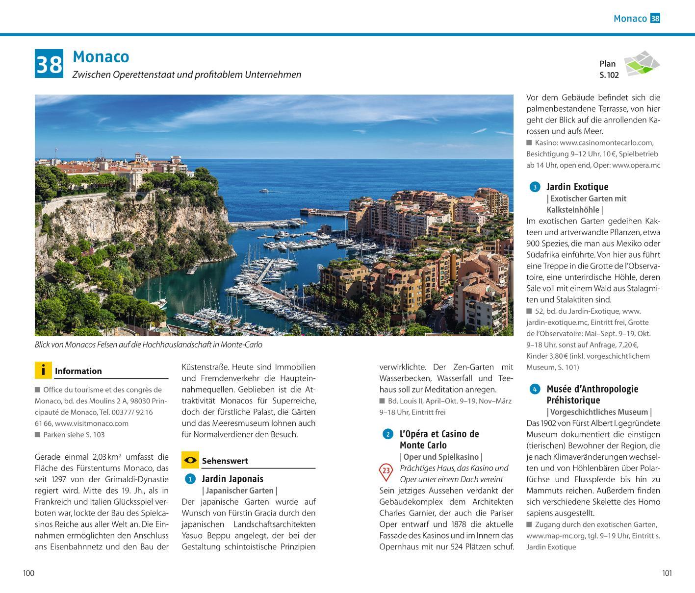 Beispielinhalt (Bild) ADAC Reiseführer Côte d'Azur