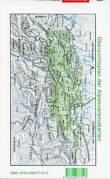 Beispielinhalt (Bild) DAV Alpenvereinskarte 31/3 Brennerberge 1 : 50 000 Wegmarkierungen