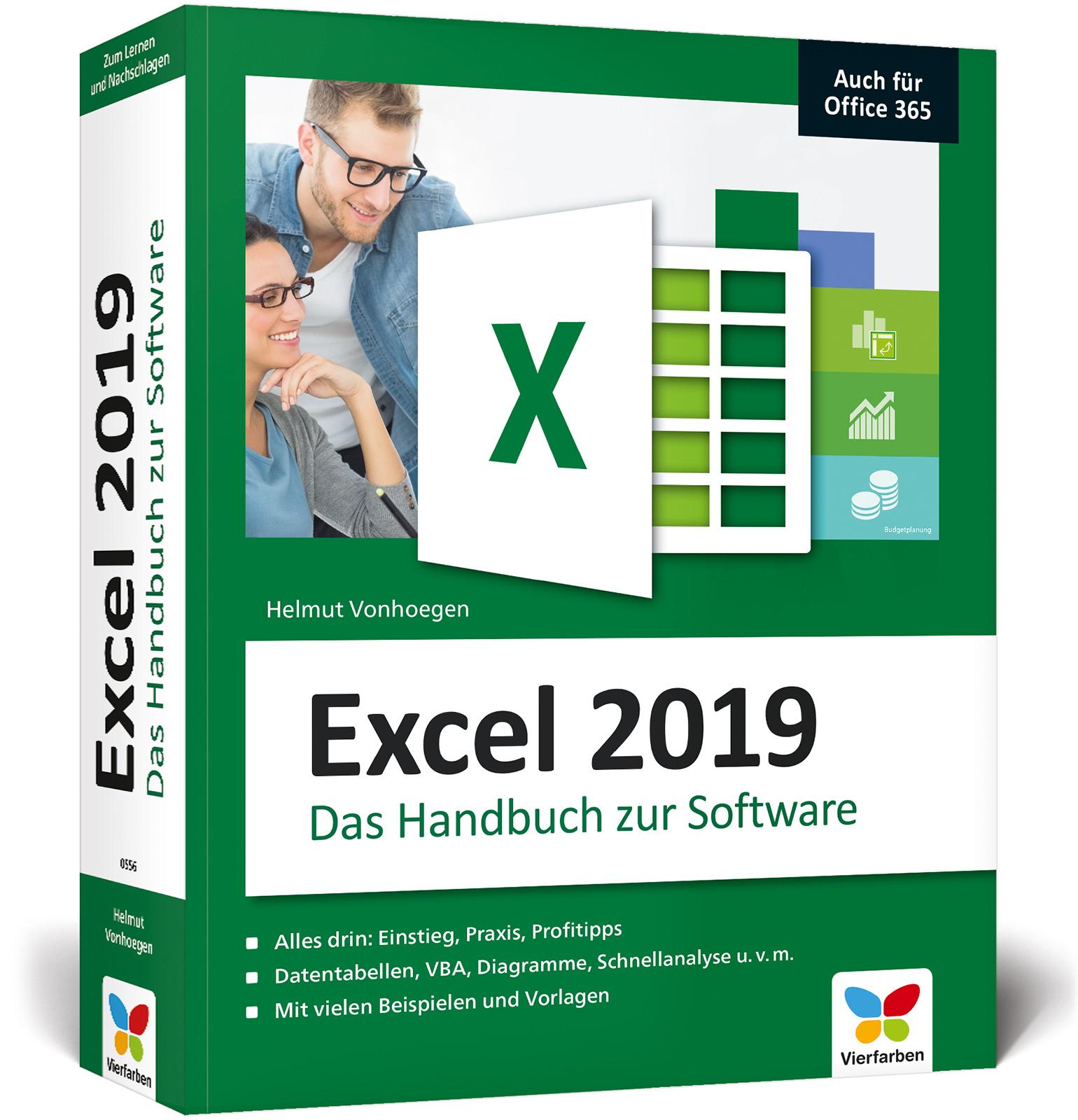 Vorderes Coverbild Excel 2019
