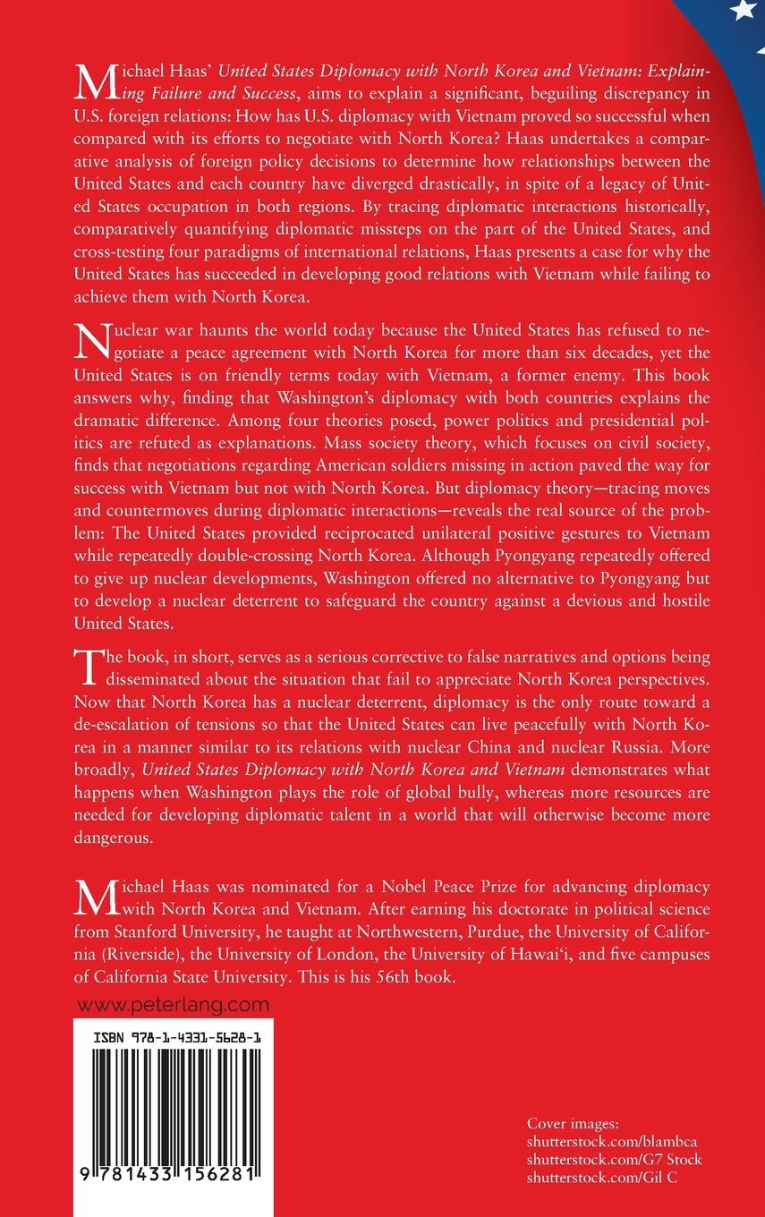 Rückseitencover United States Diplomacy with North Korea and Vietnam