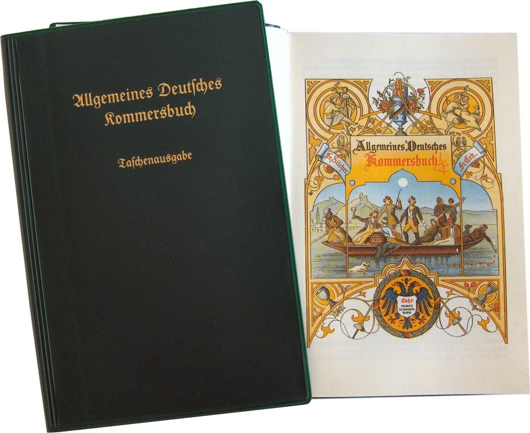 Vorderes Coverbild Allgemeines Deutsches Kommersbuch