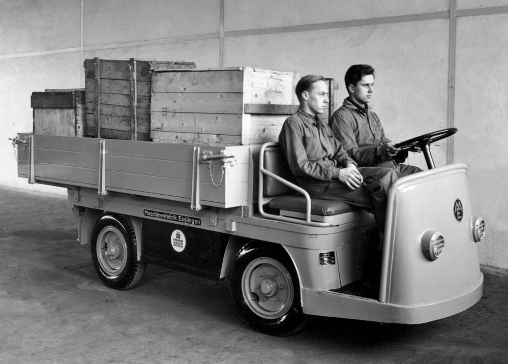 Beispielinhalt (Bild) Maschinenfabrik Esslingen: Die Elektrofahrzeuge