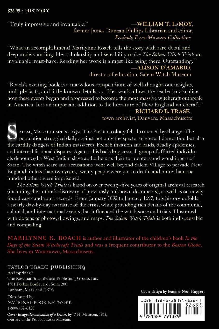 Rückseitencover The Salem Witch Trials