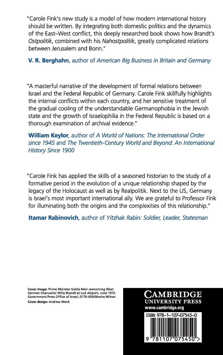 Rückseitencover West Germany and Israel