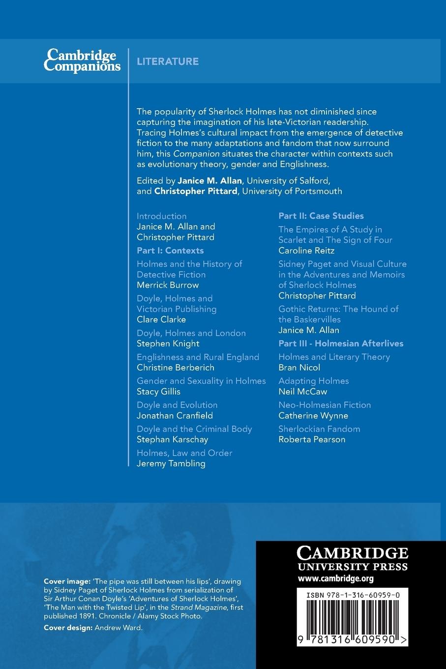 Rückseitencover The Cambridge Companion to Sherlock Holmes