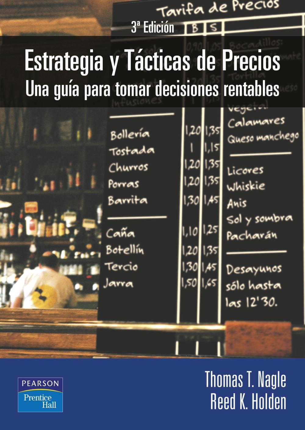 Vorderes Coverbild Estrategia y tácticas de precios : una guía para tomar decisiones rentables