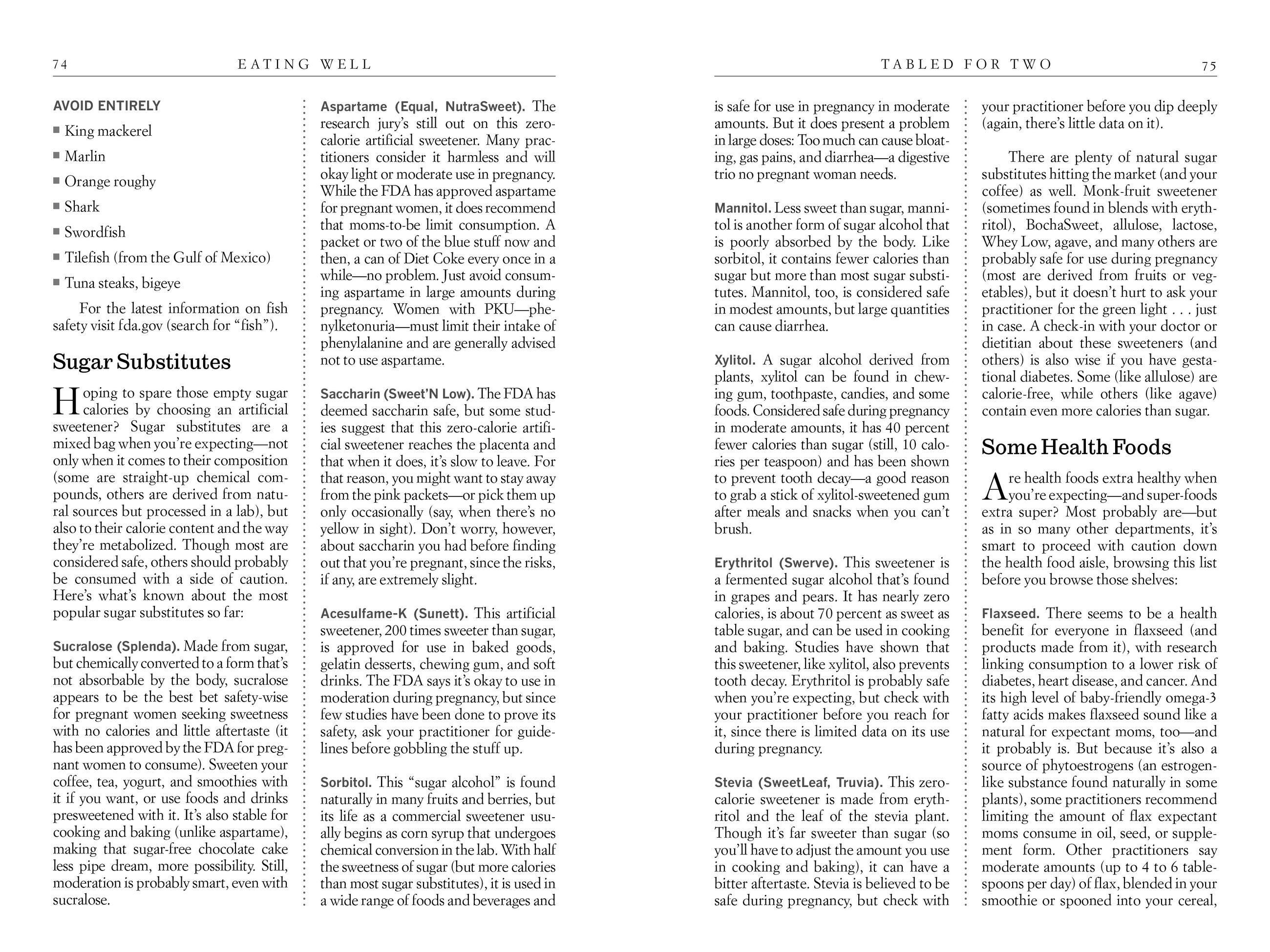 Beispielinhalt (Bild) What to Expect: Eating Well When You're Expecting, 2nd Edition